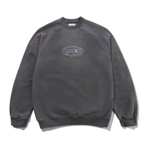 Zip-Thru Hoods|Pullover Hoods-Butter Goods Abei Crewneck, Wahed Navy