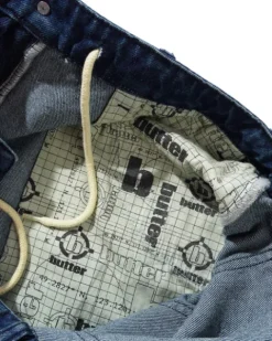 Denim Jeans|Pants-Butter Goods Aleka Denim Jeans, Dark Indigo