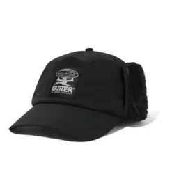 Hats|Beanies-Butter Goods All Terrain 5 Panel Cap, Black