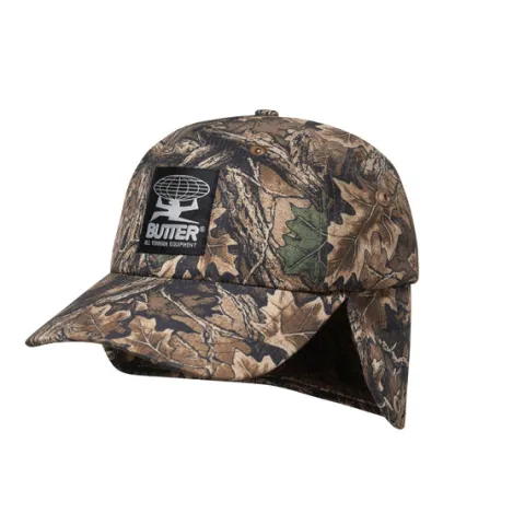 Hats|Beanies-Butter Goods All Terrain 5 Panel Cap, Forest Camo
