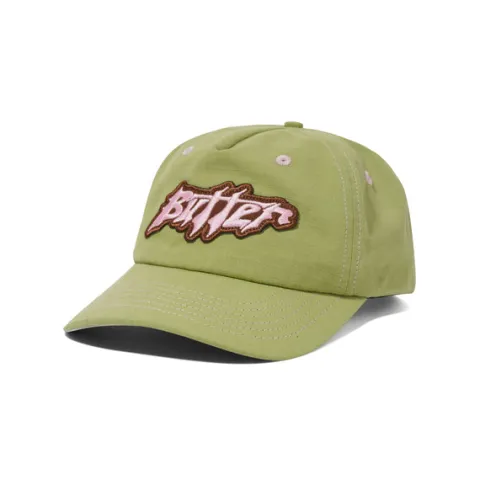 Hats|Beanies-Butter Goods Amplify Snapback Cap, Leaf