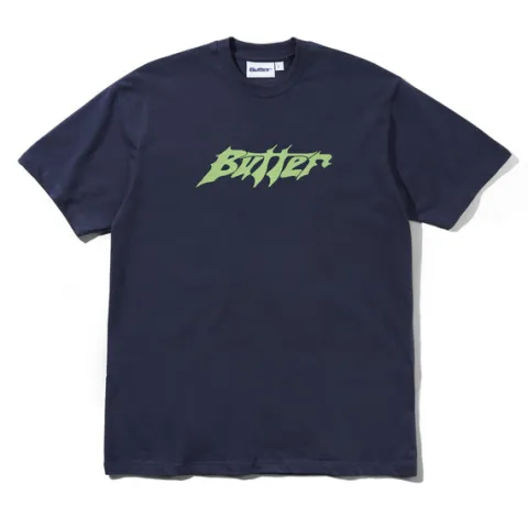 T-Shirts-Butter Goods Apify Tee, Navy
