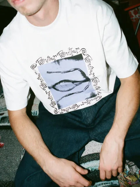 T-Shirts-Butter Goods Ant Tee, White
