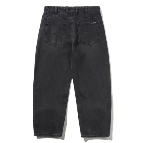 Denim Jeans|Pants-Butter Goods Baggy Denim Jeans, Distressed Black