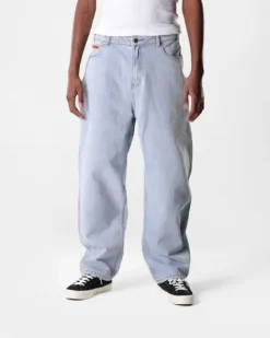Denim Jeans|Pants-Butter Goods Baggy Denim Jeans, Light Blue