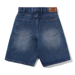Denim Shorts|Shorts-Butter Goods Baggy Denim Shorts, Distressed Indigo
