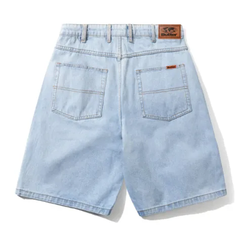 Denim Shorts|Shorts-Butter Goods Baggy Denim Shorts, Light Blue