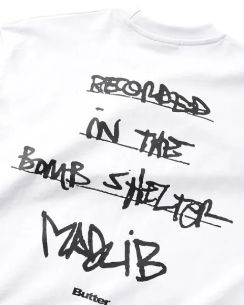 T-Shirts-Butter Goods Bob heter Tee, White