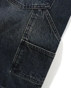 Denim Shorts|Shorts-Butter Goods Carpenter Denim Shorts, Slub Dark Indigo