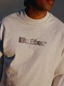 T-Shirts|Pullover Hoods-Butter Goods Chroe ogo Tee, Ah