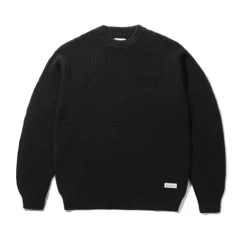 Knits-Butter Goods Ditreed Waffe Knit weater, Wahed Back