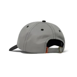 Hats|Beanies-Butter Goods Footprints 6 Panel Cap, Cool Grey