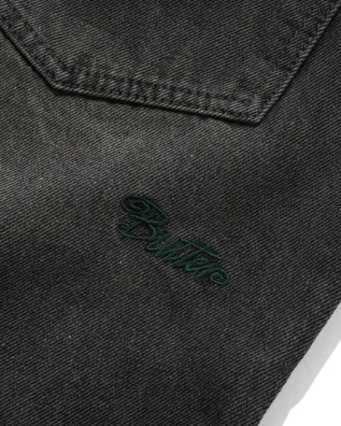 Denim Jeans|Pants-Butter Goods Garage Denim Jeans, Faded Black