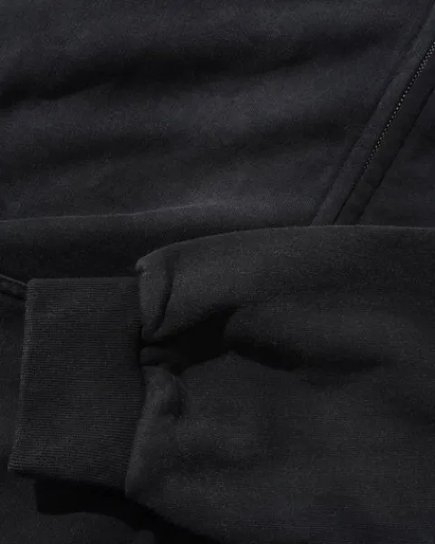 Zip-Thru Hoods|Pullover Hoods-Butter Goods Garage Zip-Thru Hood, Faded Charcoa