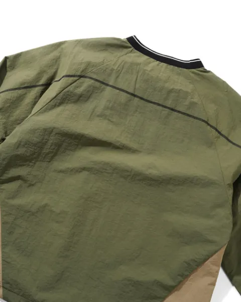 Jackets-Butter Goods Gint Puover Training Jacket, age / Earth