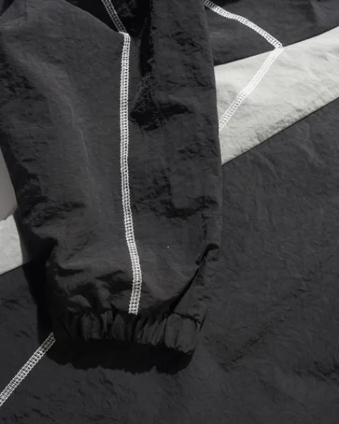 Jackets-Butter Goods Gint Puover Training Jacket, Back / Grey