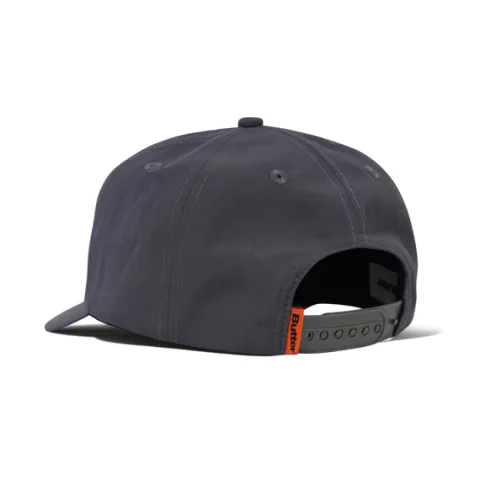 Hats|Beanies-Butter Goods Glint Snapback Cap, Dark Grey