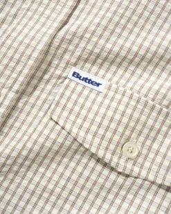 Shirts| Shirts-Butter Goods Grid / hirt, Beige