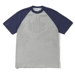 T-Shirts-Butter Goods Harvet Ragan Tee, Navy / Heather