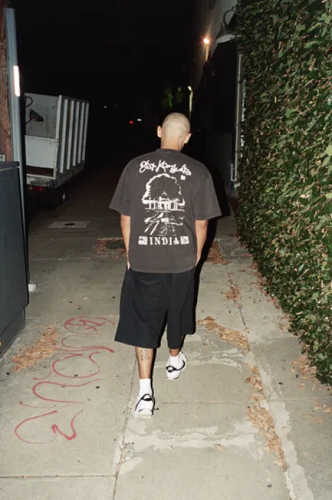 T-Shirts-Butter Goods India Tee, Wahed Back
