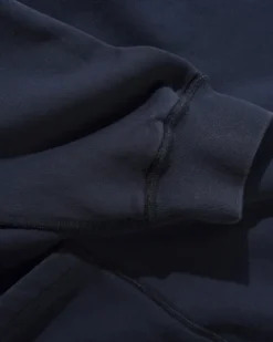 Zip-Thru Hoods|Pullover Hoods-Butter Goods Inide Out Puover Hood, Wahed Navy