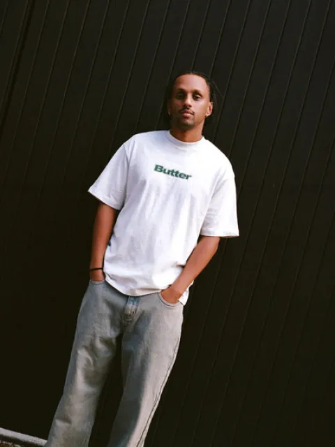 T-Shirts|Pullover Hoods-Butter Goods ogo Tee, Ah