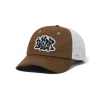 Hats|Beanies-Butter Goods Melt Trucker Cap, Brown