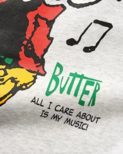 Zip-Thru Hoods|Pullover Hoods-Butter Goods uic Crewneck, Ah