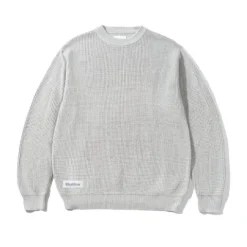 Knits-Butter Goods Newcoer Reveribe Knit weater, Grey