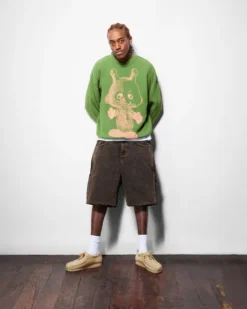 Knits-Butter Goods Newcoer Reveribe Knit weater, Back