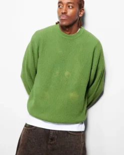 Knits-Butter Goods Newcoer Reveribe Knit weater, Back