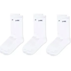 Accessories-Butter Goods 3-Pack Basic Socks, White