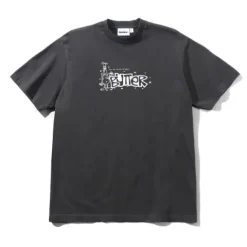 T-Shirts-Butter Goods Pay Up Tee, Charcoa