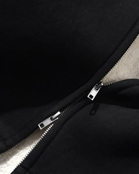 Zip-Thru Hoods|Pullover Hoods-Butter Goods Pie ined Zip-Thru Hood, Back