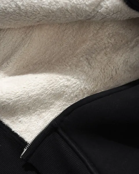 Zip-Thru Hoods|Pullover Hoods-Butter Goods Pie ined Zip-Thru Hood, Back