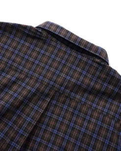 Shirts| Shirts-Butter Goods Paid hirt, Brown / Cobat