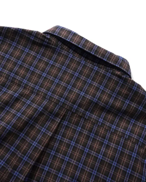 Shirts| Shirts-Butter Goods Paid hirt, Brown / Cobat