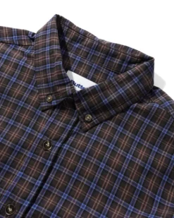 Shirts| Shirts-Butter Goods Paid hirt, Brown / Cobat