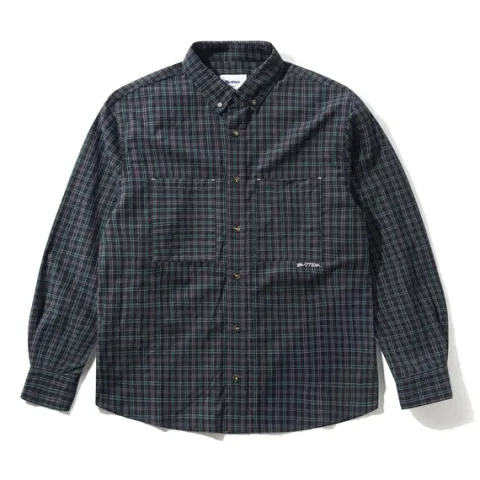 Shirts| Shirts-Butter Goods Paid hirt, Navy / Foret
