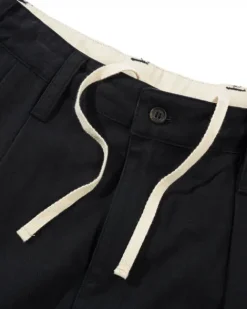 Denim Shorts|Shorts-Butter Goods Pleated Shorts, Washed Black