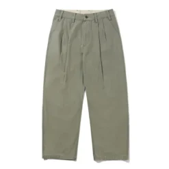 Denim Jeans|Pants-Butter Goods Pleated Trousers, Washed Fatigue