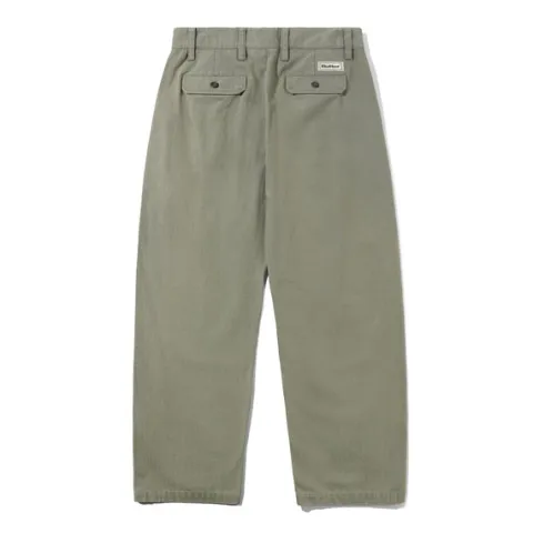 Denim Jeans|Pants-Butter Goods Pleated Trousers, Washed Fatigue