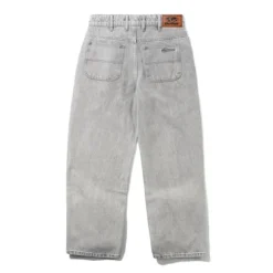 Denim Jeans|Pants-Butter Goods Racer Denim Jeans, Grey Wash