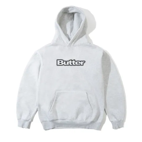 Zip-Thru Hoods|Pullover Hoods-Butter Goods Radiant ogo Puover Hood, Ah