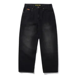 Denim Jeans|Pants-Butter Goods Relaxed Denim Jeans, Flat Black