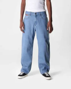 Denim Jeans|Pants-Butter Goods Relaxed Denim Jeans, Washed Indigo