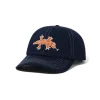 Hats|Beanies-Butter Goods Reptile 6 Panel Cap, Midnight