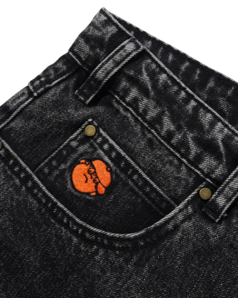 Denim Jeans|Pants-Butter Goods Santosuosso Denim Jeans, Stonewash Black