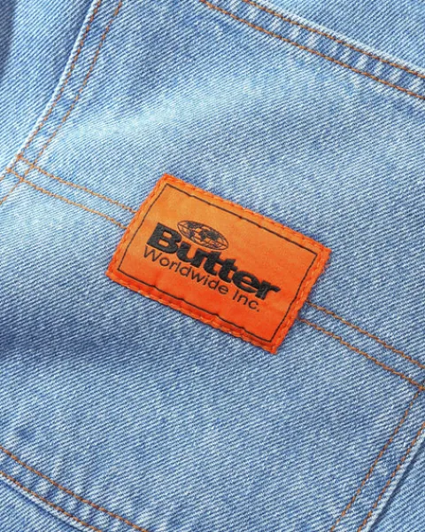 Denim Jeans|Pants-Butter Goods Santosuosso Denim Jeans, Washed Indigo