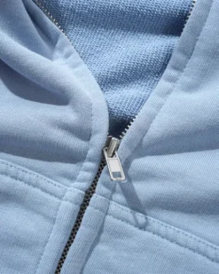 Zip-Thru Hoods|Pullover Hoods-Butter Goods crawing Zip-Thru Hood, Wahed Ocean